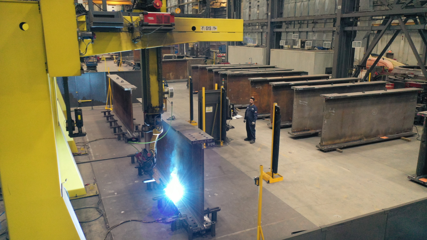 Fabrication-robot-welding-wind-tower-Marmen